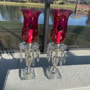 Elegant crystal lamps